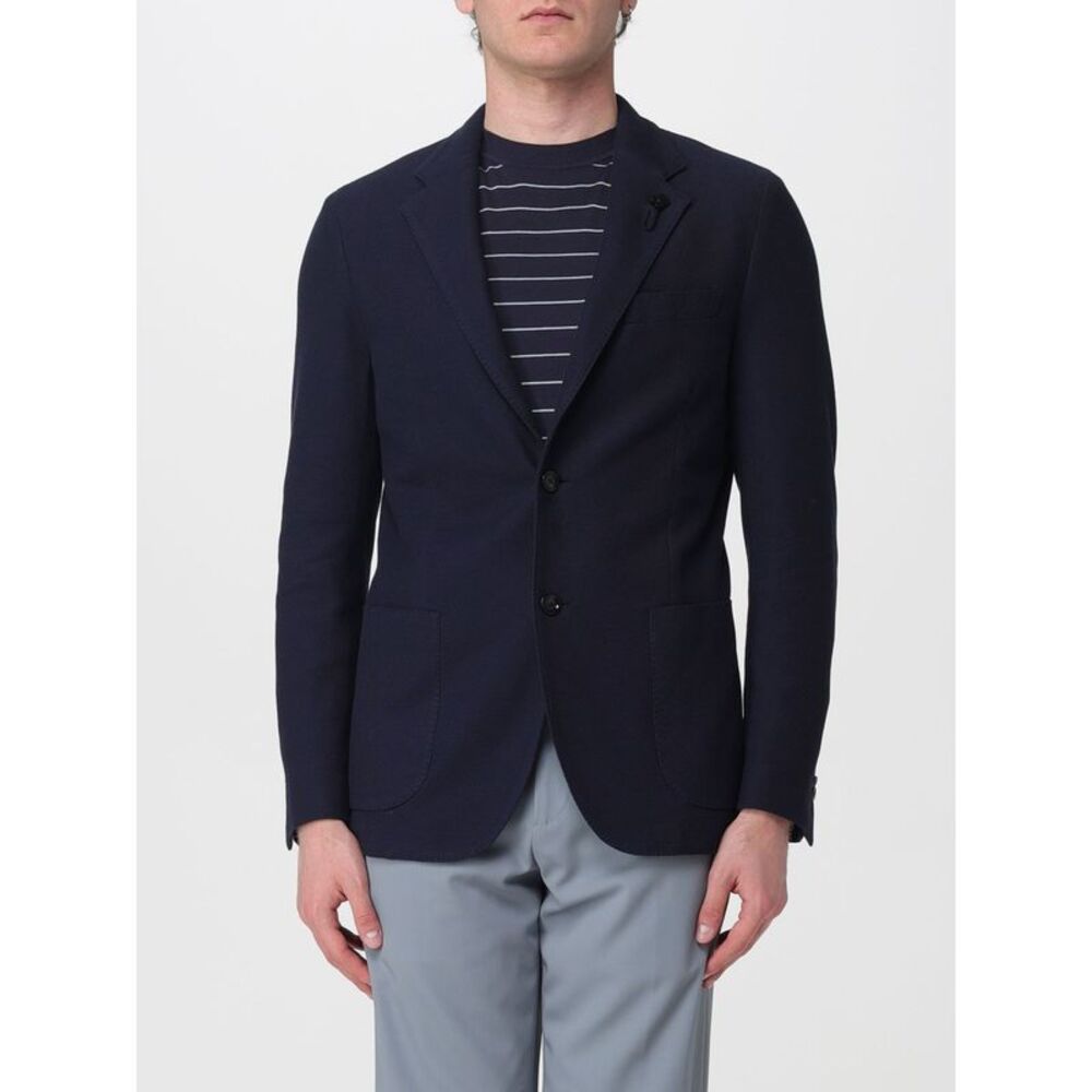 Lardini Jacket Men Blue